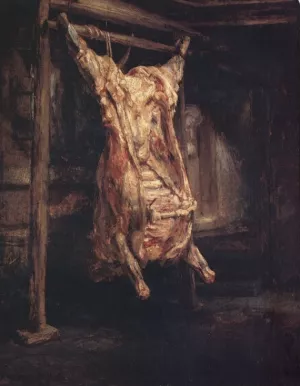 Carcass of Beef by Oil Painting Reproduction