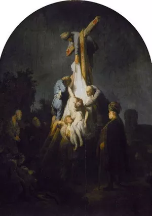 Deposition From the Cross by Rembrandt Van Rijn - Hand-Painted Oil Painting Reproduction