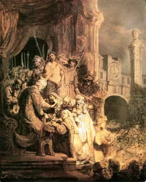 Ecce Homo by Rembrandt Van Rijn Oil Painting Reproduction