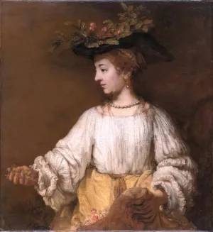 Flora by Rembrandt Van Rijn Oil Painting Reproduction