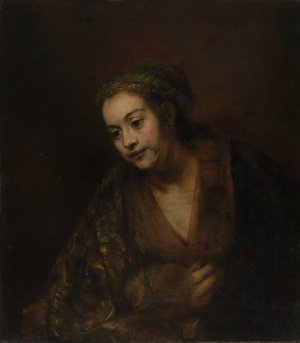 Main Product Photo of Hendrickje Stoffels Painting by Rembrandt Van Rijn