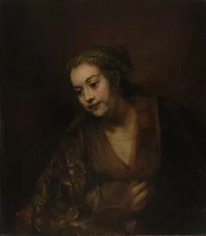 Hendrickje Stoffels by Oil Painting Reproduction