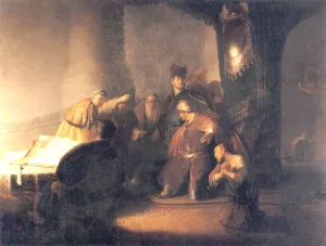 Judas Repentent, Returning the Pieces of Silver by Oil Painting Reproduction