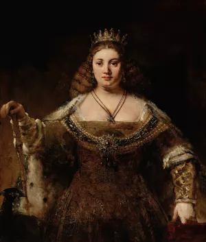 Juno by Rembrandt Van Rijn Oil Painting Reproduction
