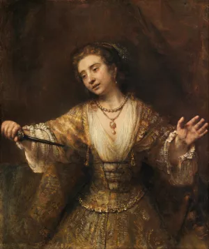 Lucretia by Rembrandt Van Rijn - Hand-Painted Oil Painting Reproduction