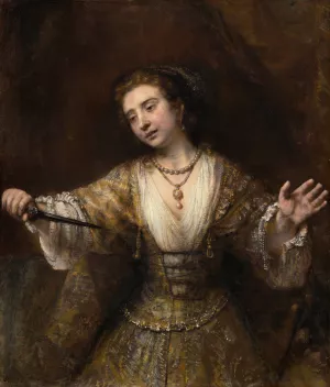 Lucretia by Rembrandt Van Rijn Oil Painting Reproduction