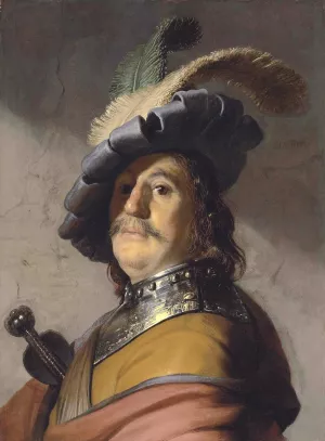 Man in a Gorget and a Cap