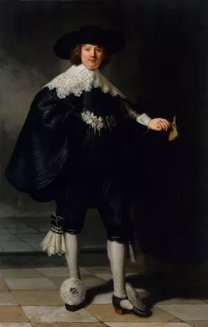 Marten Soolmans by Rembrandt Van Rijn Oil Painting Reproduction