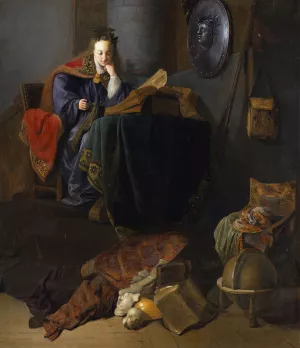 Minerva by Rembrandt Van Rijn - Hand-Painted Oil Painting Reproduction