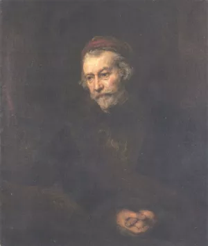 Old Man Dressed as Saint Paul by Rembrandt Van Rijn - Hand-Painted Oil Painting Reproduction