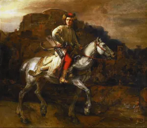 Polish Rider by Rembrandt Van Rijn Oil Painting Reproduction