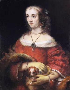 Portrait of a Lady with a Lap Dog