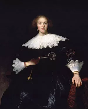 Portrait of a Seated Woman II by Oil Painting Reproduction