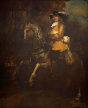 Portrait of Frederick Rihel on Horseback