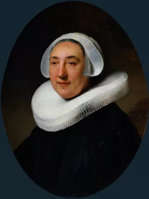 Portrait of Haesje van Cleyburgh by Oil Painting Reproduction