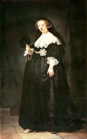 Portrait of Oopjen Coppit by Oil Painting Reproduction