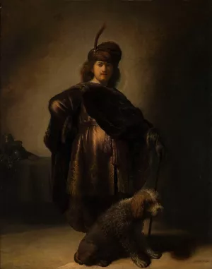Portrait of the artist in oriental costume by Rembrandt Van Rijn Oil Painting Reproduction