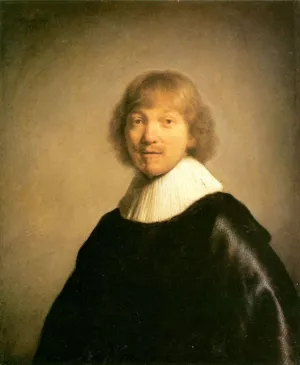 Portrait of the Painter Jacques de Gheyn III by Rembrandt Van Rijn - Hand-Painted Oil Painting Reproduction