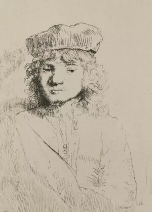 Portrait of Titus, Rembrandt's Son by Oil Painting Reproduction