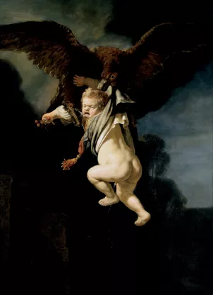 Rape of Ganymede by Rembrandt Van Rijn Oil Painting Reproduction