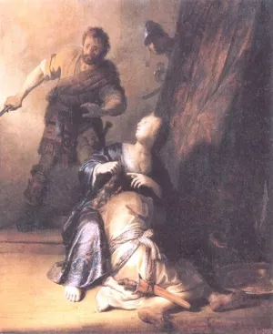 Samson and Dalila by Oil Painting Reproduction