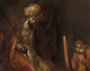 Saul and David by Rembrandt Van Rijn Oil Painting Reproduction