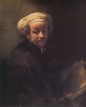 Self-Portrait as the Apostle Paul by Rembrandt Van Rijn Oil Painting Reproduction