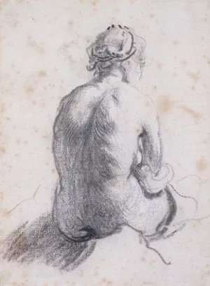 Study of a Female Nude Seen from the Back
