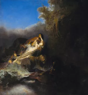 The Abduction of Proserpina by Rembrandt Van Rijn Oil Painting Reproduction