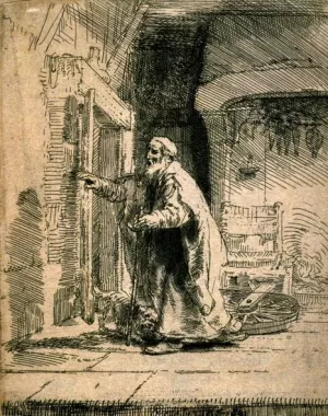 The Blindness of Tobit by Oil Painting Reproduction