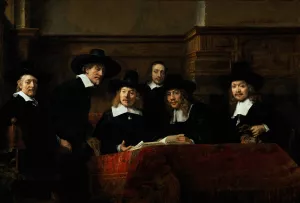 The Sampling Officials by Oil Painting Reproduction