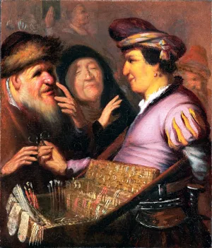 The Spectacle-Pedlar by Oil Painting Reproduction