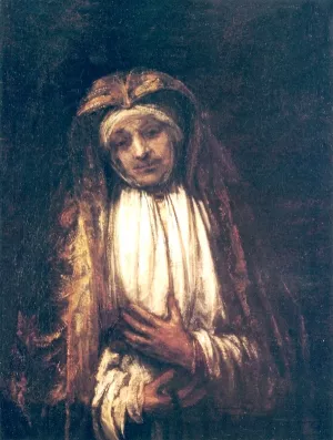 The Virgin of Sorrows by Rembrandt Van Rijn Oil Painting Reproduction