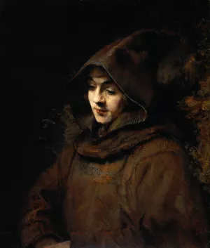 Titus van Rijn in a Monk's Habit by Oil Painting Reproduction